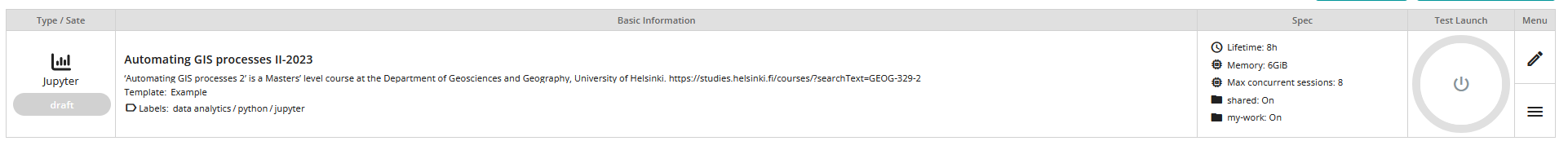 Starting a *CSC Notebook*